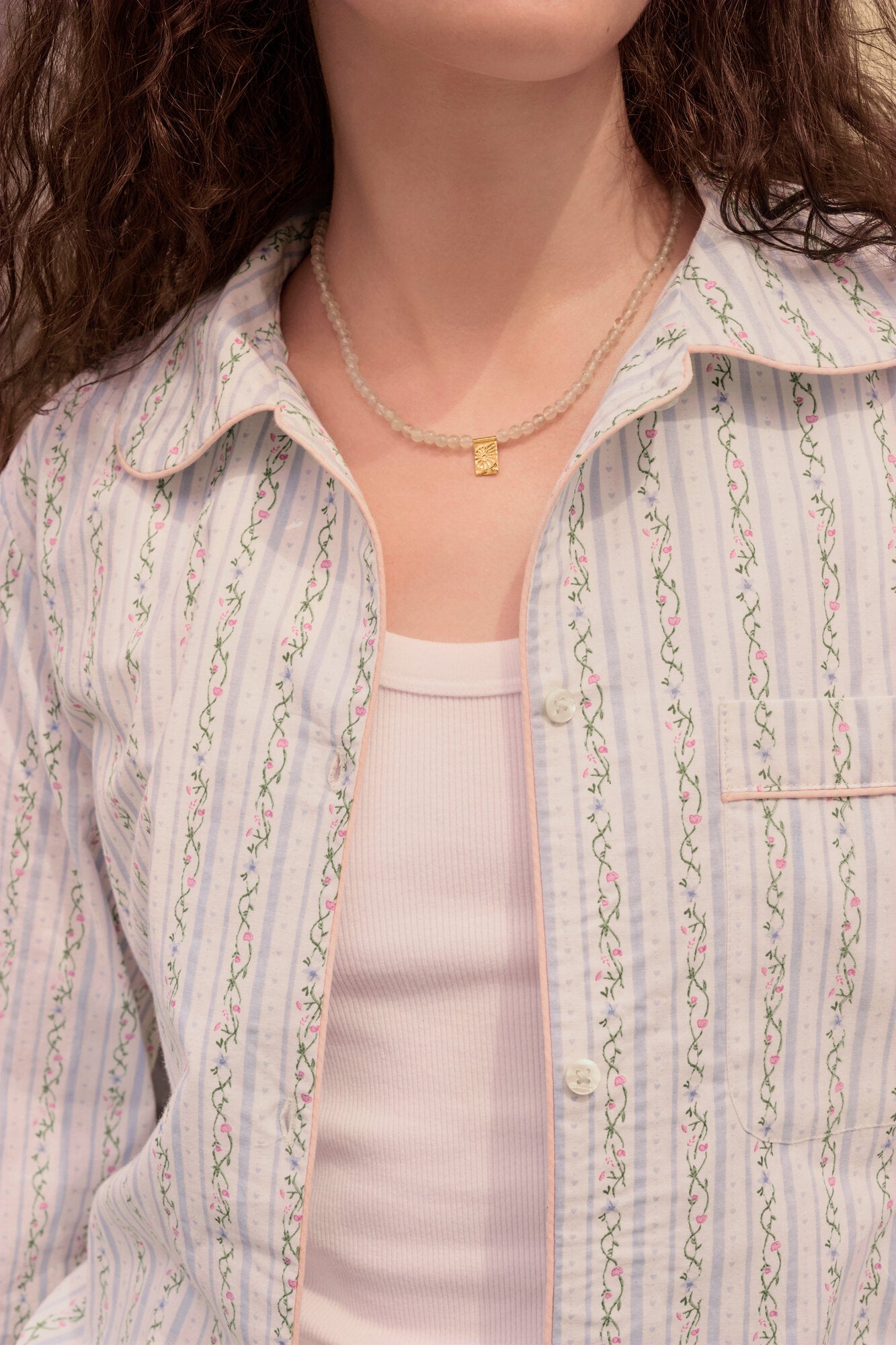 Moe skjorte - Summer Stripe Blue